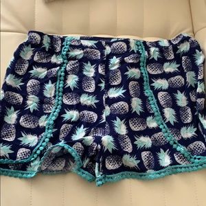 Pinapple Pom Shorts
